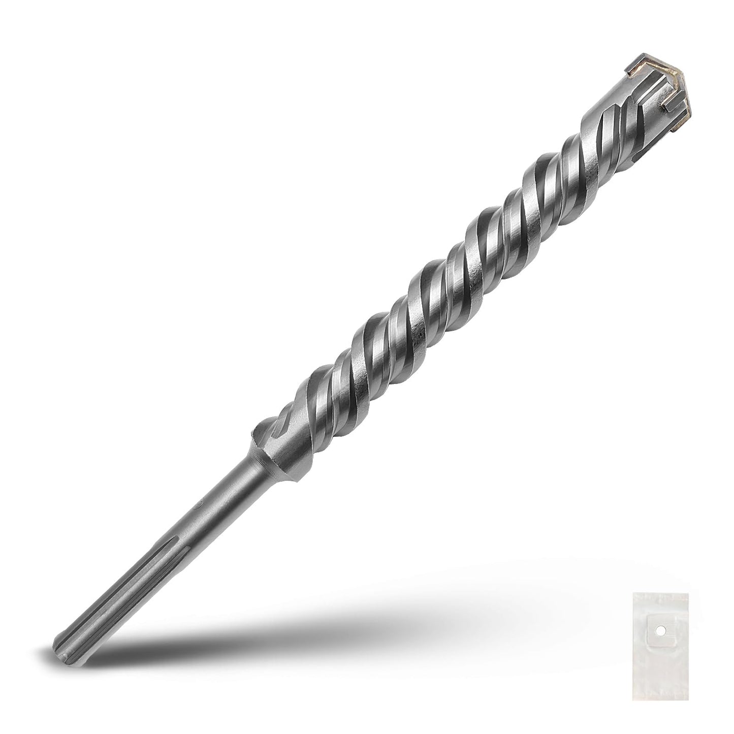 1-1/2 x 10 inch SDS Max Rotary Hammer Drill Bit, 38x260mm Carbide Tip Masonry Drill Bit,Concrete Drill Bit for Masonry, Brick, Stone, Concrete (Length :260mm / 10 inch, 38mm (1-1/2 in) Diameter)