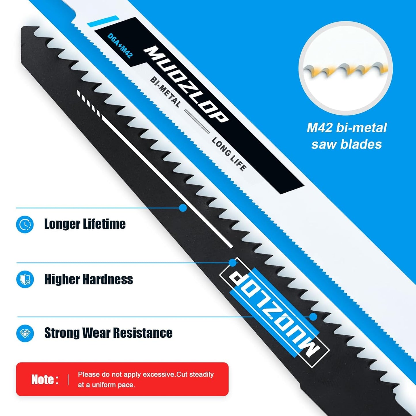 32 Pack Reciprocating Saw Blades Set， High Carbon Saw Blades，Metal and Woodcutting Saw Blades with Organizer Case (32 Pack)