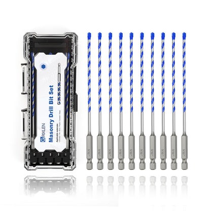 5er-Pack 5/32" Mauerbohrer-Set, Betonbohrer-Set, Betonbohrer für Beton, Fliesen, Ziegel, Zement, Glas (Sechskantschaft, 5/32 Zoll (5er-Pack))
