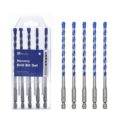 5er-Pack 3,2 mm Mauerwerksbohrer-Set, Betonbohrer-Set mit Sechskantschaft, Hartmetallbohrer für Beton, Zement, Fliesen, Ziegel, Kunststoff und Keramik (3,2 mm (5 Stück))