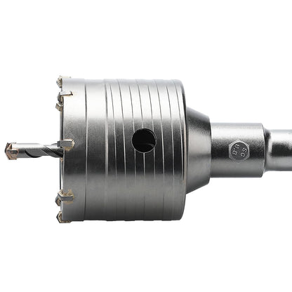 3 Zoll / 75mm Betonlochbohrer mit SDS Plus Aufnahmeschaft, 6.3mm Hartmetallspitze für Beton Zement Mauerwerk