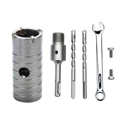 3 Zoll / 75mm Betonlochbohrer mit SDS Plus Aufnahmeschaft, 6.3mm Hartmetallspitze für Beton Zement Mauerwerk