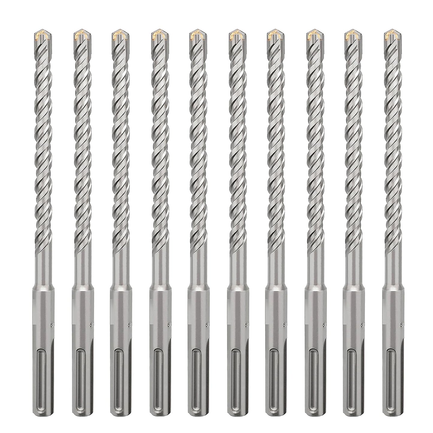 1/2" x 59" (12x1500mm) SDS Plus Rotary Hammer Drill Bit, Concrete Drill Bit, SDS Plus Masonry Drill Bit for Concrete, Brick, Cement (1/2"（ 12mm) Diameter, 59 inch Length