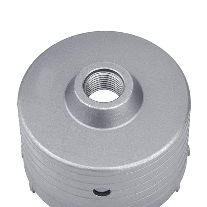 4 Zoll / 102 mm Betonlochsäge mit 220 mm SDS Plus Schaft Pleuelstange, GUICGOC Wolframkarbidzähne Zementlochsäge für Zement, Ziegel, Beton, Steinwände (4 Zoll / 102 mm)