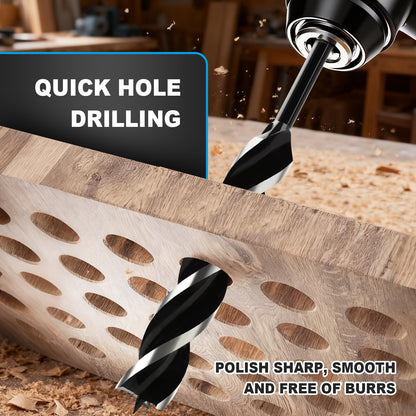 30mm x 300mm Holzbohrer mit SDS-Plus-Schaft, Schiffsschlangenbohrer mit Dreifachnut für Weich- und Hartholz, Baumstümpfe, Kunststoff, Trockenbau und Verbundwerkstoffe