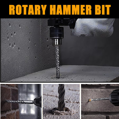 3/8 Zoll x 10-1/4 Zoll SDS Plus Bohrhammer-Bit, Betonbohrer für Beton, Ziegel, Zement und Stein, 10-1/4 Zoll Länge (3/8 Zoll x 10-1/4 Zoll)